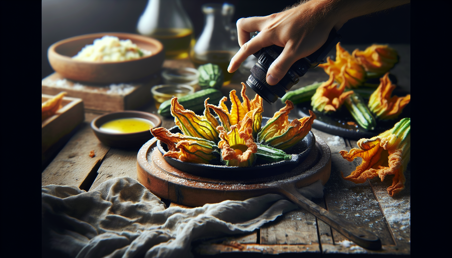 pastelle fiori di zucca